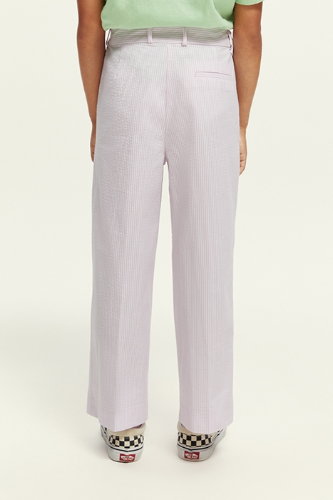 STRIPED WIDE-LEG SEERSUCKER PANTS ORCHID SEERSUCKER 3