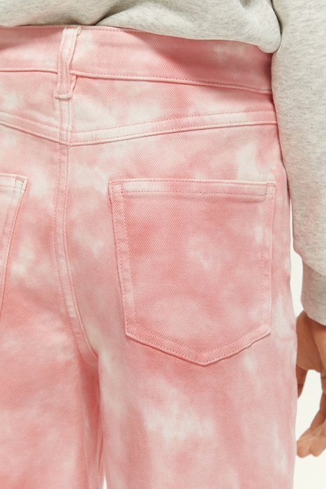 SUBTLE TIE-DYE WIDE-LEG HIGH-RISE PANTS APPLE BLOSSOM 6