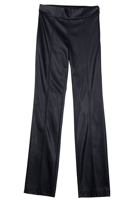 MIRTA STRAIGHT PANT JET BLACK LEATHER 3