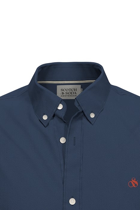 ESSENTIAL SOLID OXFORD SHIRT STORM BLUE 8