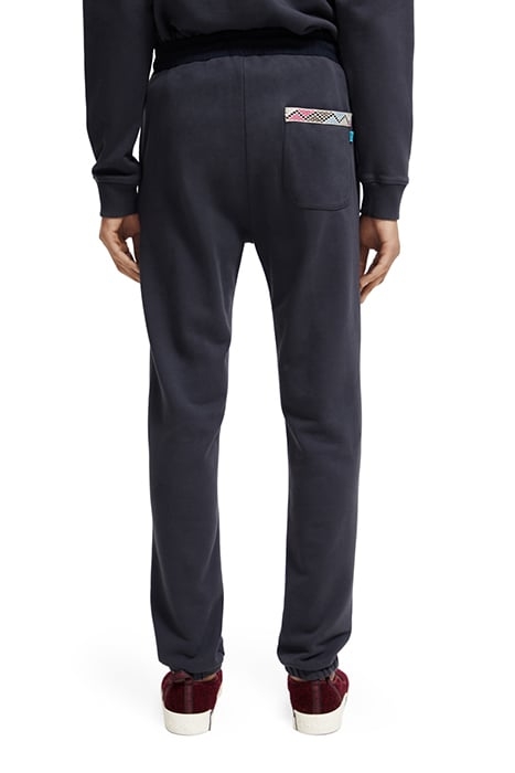 BLOCK TEXTURE SWEATPANTS WITH FANCY DRAWCORDS STEEL 2