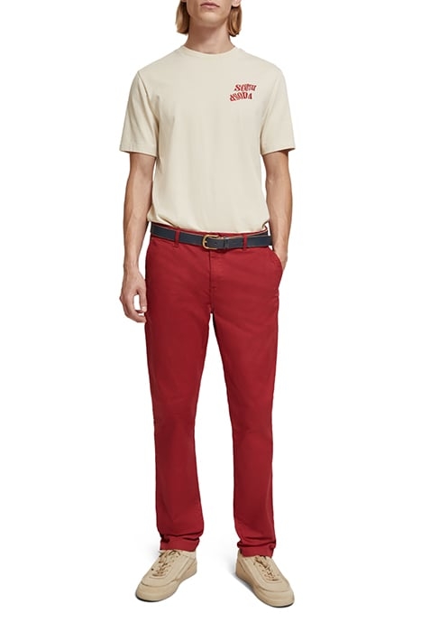 ESSENTIALS STUART - SLIM-FIT ORGANIC COTTON STRETCH CHINO GA 1