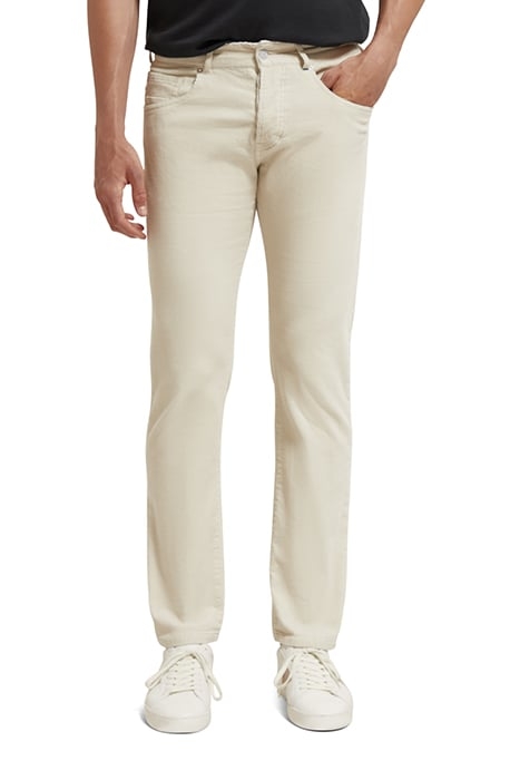 REGULAR SLIM RALSTON CORDUROY JEANS IN ORGANIC COTTON OFF WH 1
