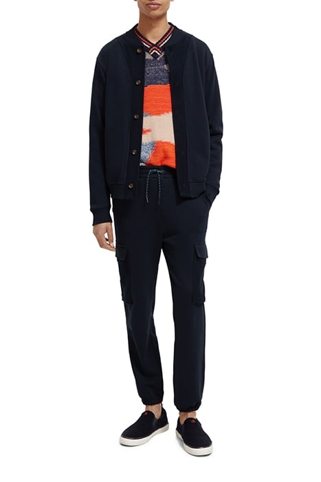 BUTTON DOWN TEXTURE SWEATSHIRT NIGHT 3