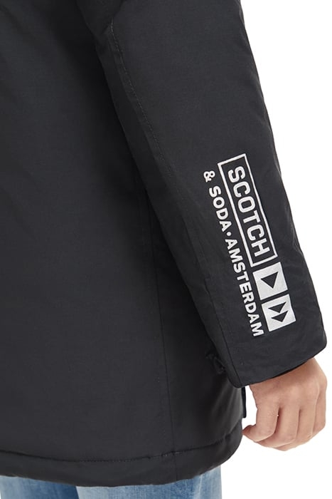 LONGER LENGTH WATER REPELLENT JACKET WITH REPREVE® FILLING A 8