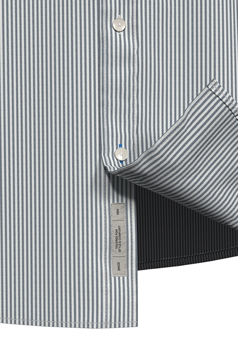 ESSENTIAL OXFORD STRIPE STEEL STRIPE 4