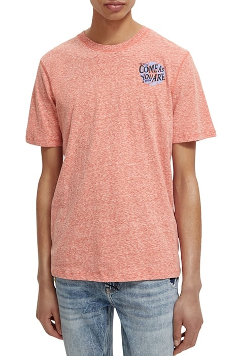 MELANGE AW T-SHIRT RED SKIES 1