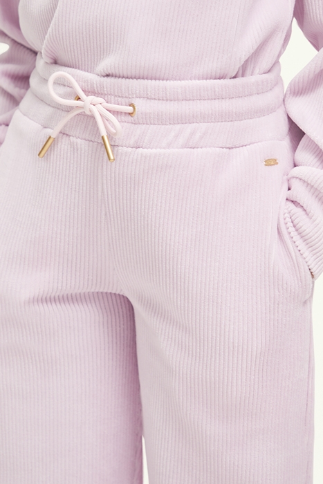 RELAXED-FIT CORDUROY SWEATPANTS DISCO PINK MELANGE 7