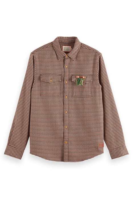 MINIMAL GRINDLE YARN CHECK BERRY WINE CHECK 3