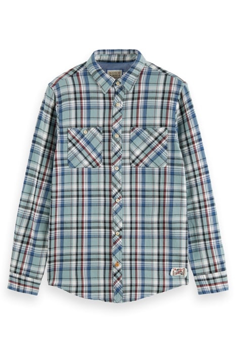 ARCHIVE FLANNEL CHECK BLUE RED CHECK 4