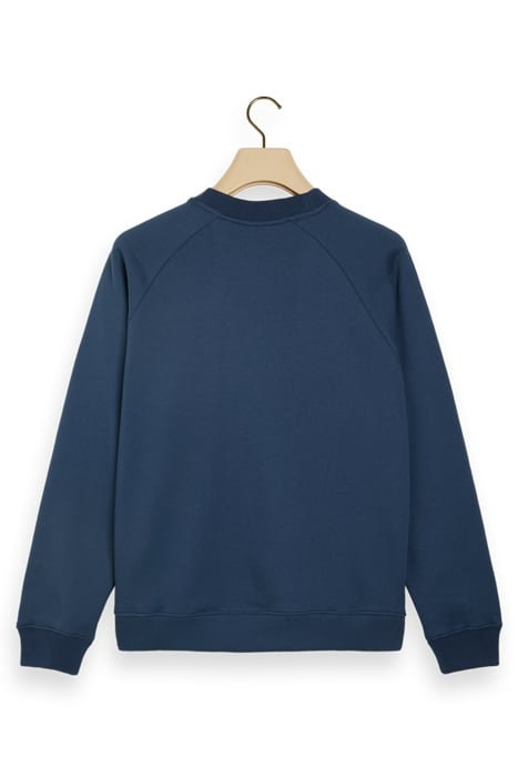 UNISEX ORGANIC CREWNECK SWEATSHIRT STORM BLUE 8