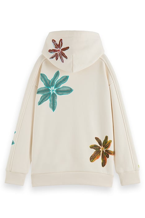 OVERSIZED FIT PLACED ARTWORK HOODIE CONTAINS ORGANIC COTTON 5