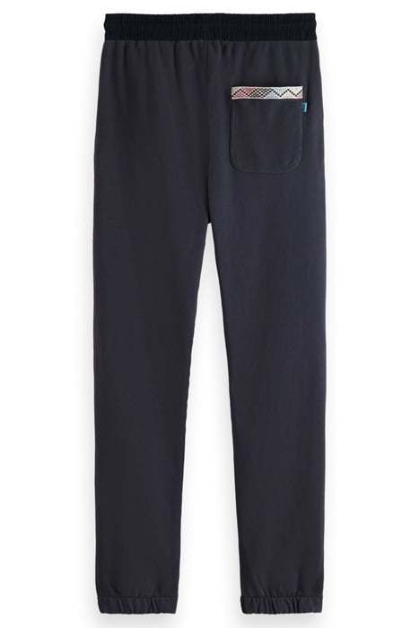 BLOCK TEXTURE SWEATPANTS WITH FANCY DRAWCORDS STEEL 5
