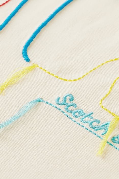 EMBROIDERED ARTWORK T-SHIRT STONE 7