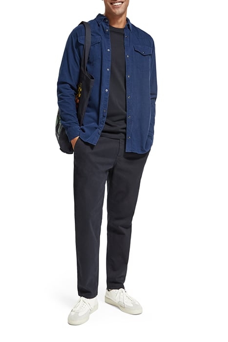 ARCHIVE FINE CORDUROY WESTERN SHIRT DENIM BLUE 3