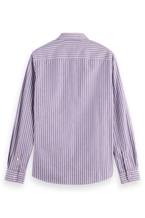 ESSENTIAL POPLIN STRIPE SHIRT LAVANDER/ VIOLET DREAM STRIPE 5