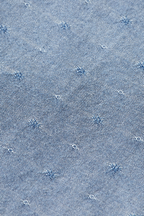 TEXTURED SMART INDIGO SHIRT INDIGO 8