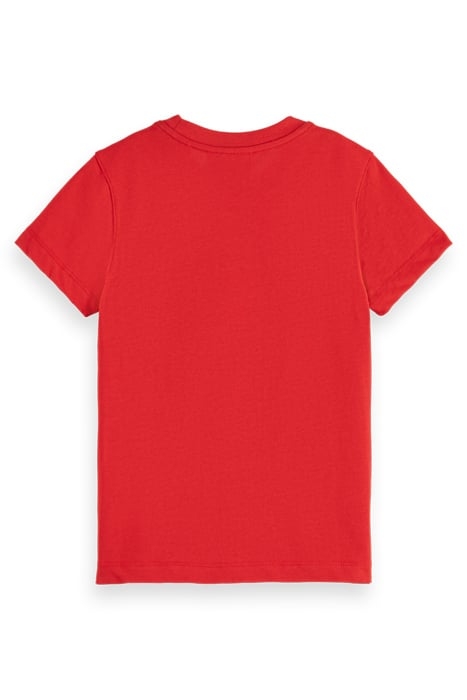 THE FREE SPIRIT PEACE BIRD T-SHIRT IN ORGANIC COTTON AMP RED 2
