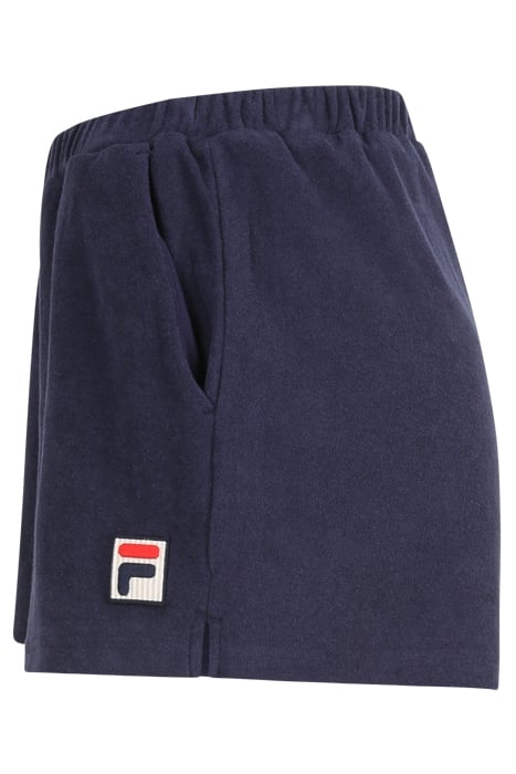 LUSAKA TOWELLING SHORTS BLACK IRIS 7