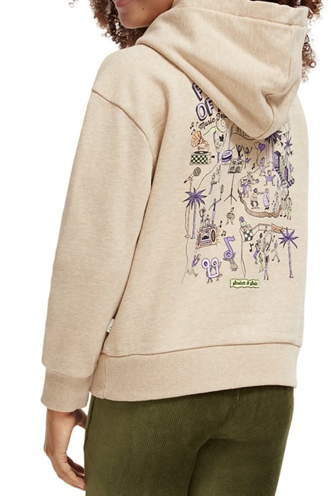 LOOSE-FIT ARTWORK SWEATSHIRT GREY MELANGE 2