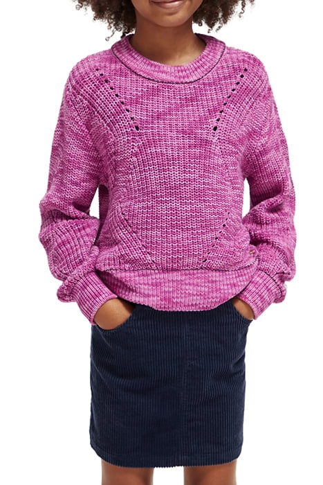 STRUCTURED PULLOVER VINYL VIOLET MELANGE 1