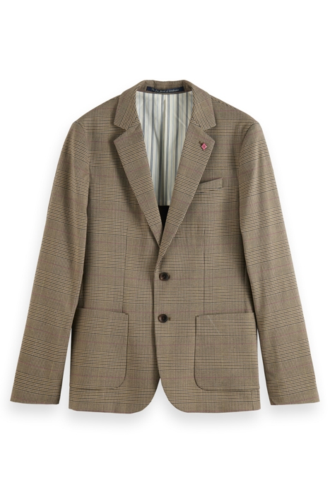 CLASSIC YARN-DYED CHECK BLAZER TAUPE CHECK 4