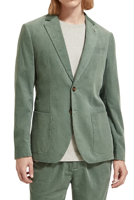 REGULAR FIT UNCONSTRUCTED CORDUROY BLAZER SEAWEED 1