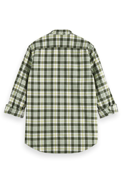 LIGHTWEIGHT FLANNEL CHECK SHIRT GREEN CHECK 5