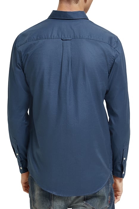 ESSENTIAL SOLID OXFORD SHIRT STORM BLUE 2