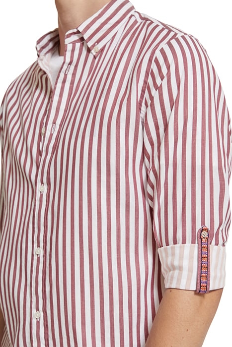REGULAR FIT STRIPED SHIRT JAM WHITE STRIPE 6