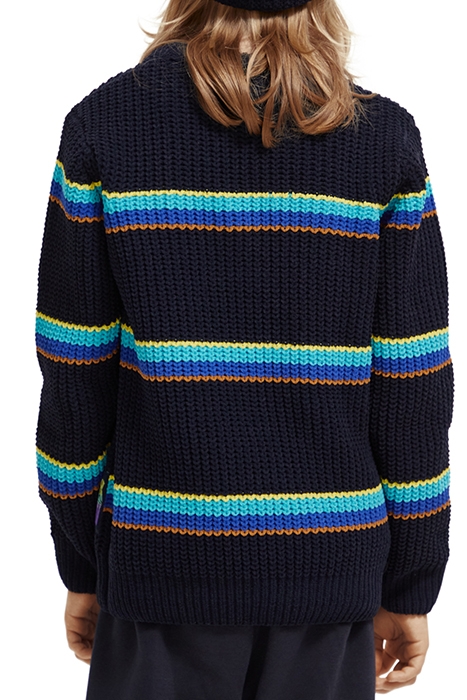YARN-DYED STRIPE CHENILLE PULLOVER COLOURFUL STRIPE 2