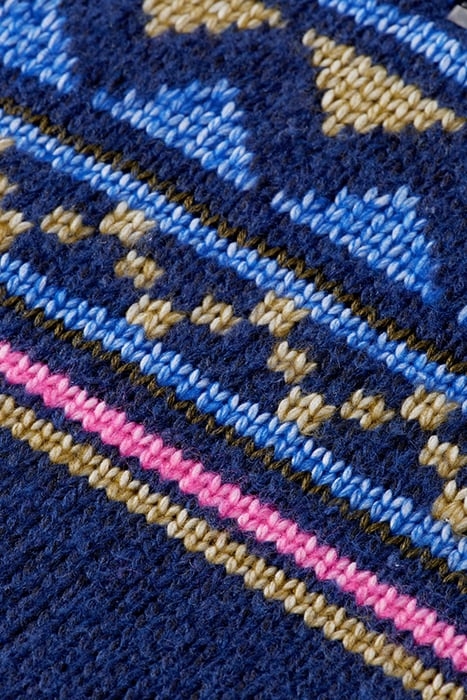 HALF-ZIP INTARSIA PULLOVER NIGHT 8