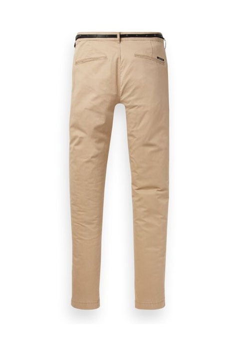 ESSENTIALS-MEDIUM WEIGHT PIMA COTTON STRETCH CHINO,WITH BELT 2