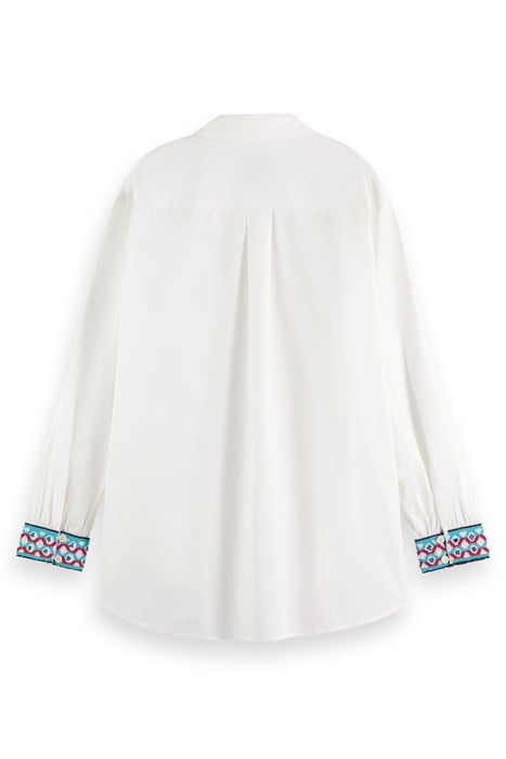 OVERSIZED SHIRT WITH POCKET WHITE 5