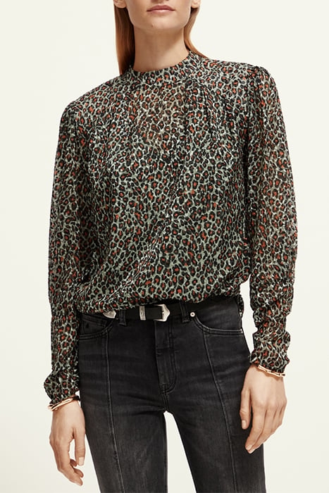 MOCK NECK TOP WITH OPEN BACK DETAIL CREATURES OF THE NIGHT F 1