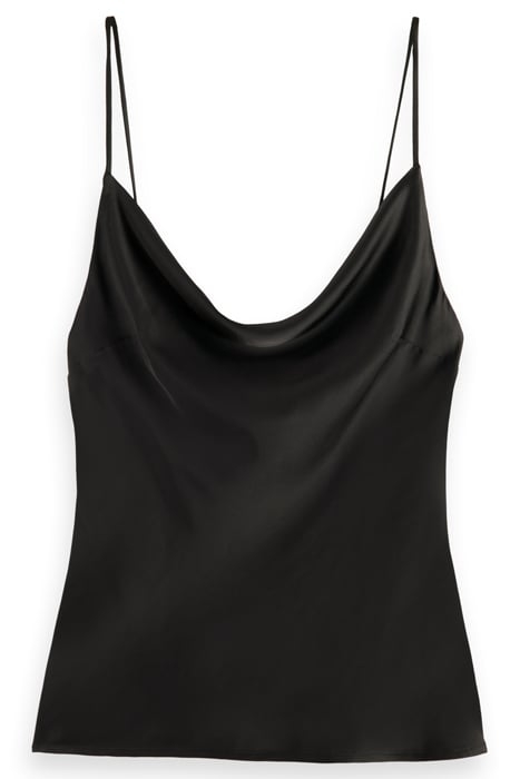 COWL NECK CAMISOLE EVENING BLACK 4
