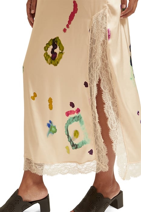 CAMI MAXI DRESS WITH LACE DETAIL GALAXY DYE SOFT ICE 8