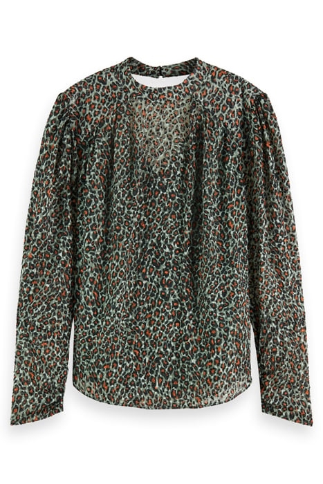 MOCK NECK TOP WITH OPEN BACK DETAIL CREATURES OF THE NIGHT F 4