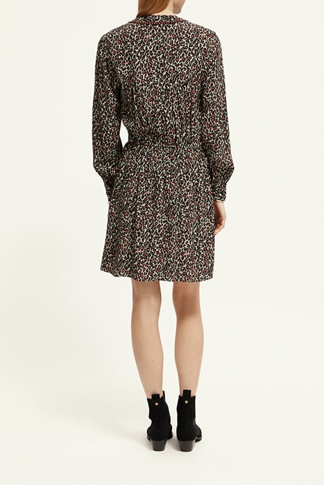 ELASTICATED WAIST MINI DRESS CREATURES OF THE NIGHT FIELD GR 3