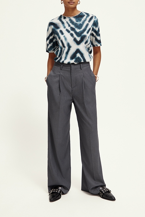 BATIK PRINT RELAXED FIT T-SHIRT DISCO TIE DYE BOTTLE GREEN 2