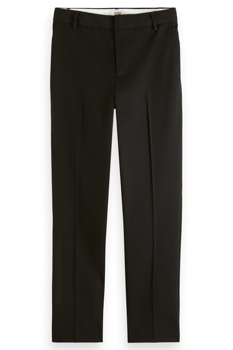 LOWRY - MID RISE SLIM PANT IN GABARDINE EVENING BLACK 4