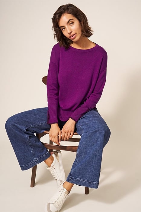 OLIVE JUMPER DARK PINK 1