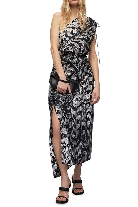 LAURA INES DRESS WHITE MONO 4