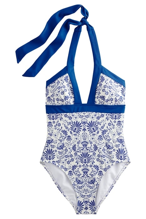 ITHACA HALTER SWIMSUIT IVORY, LAKE BLUE GARDENIA 3