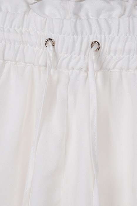 LILY ELASTIC WAIST DRAWSTRING SHORT PORCELAIN 3