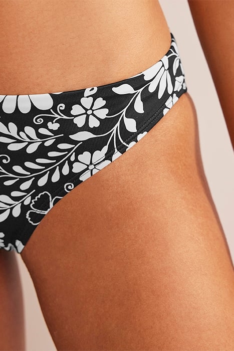 CLASSIC BIKINI BOTTOMS NERO, GARDENIA SPRIG 3