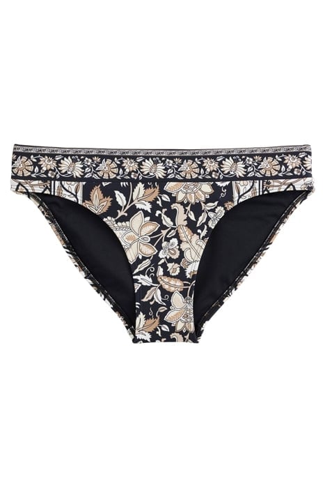 ITHACA PANEL BIKINI BOTTOMS NERO, PAISLEY VINE 2