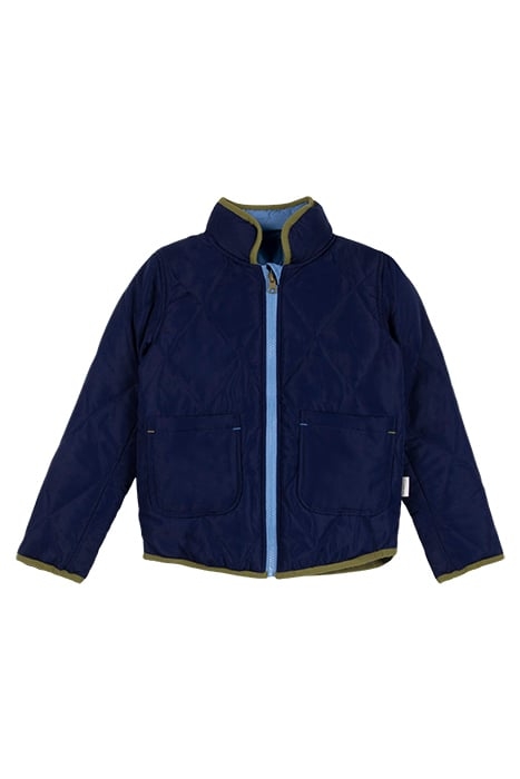 REVERSIBLE QUILTED JACKET MID BLUE 1