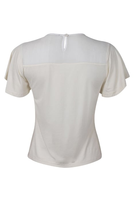 PANEL ANGEL SLEEVE TOP IVORY 2