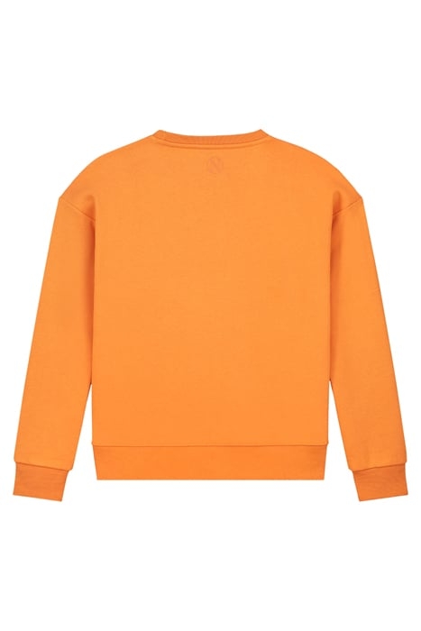 PENNY LOGO SWEATER BRIGHT ORANGE 2